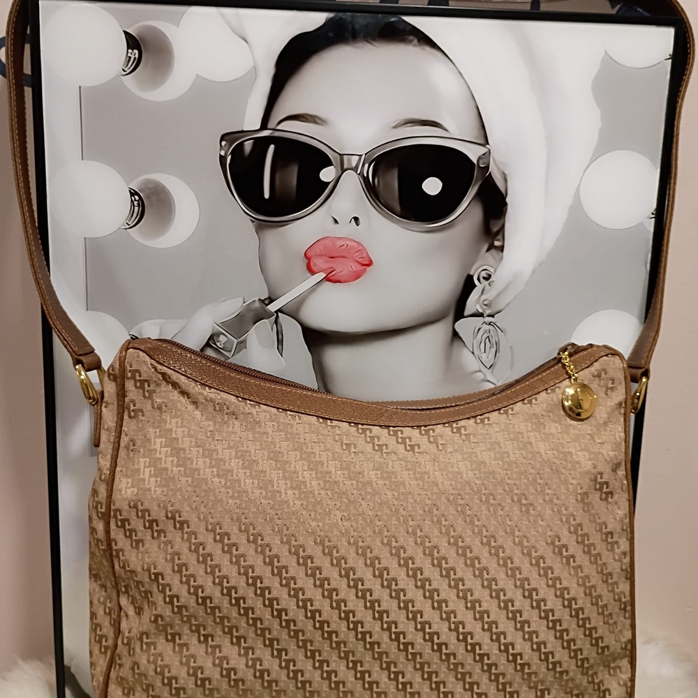 Gucci Beige and Brown Shoulder Bag